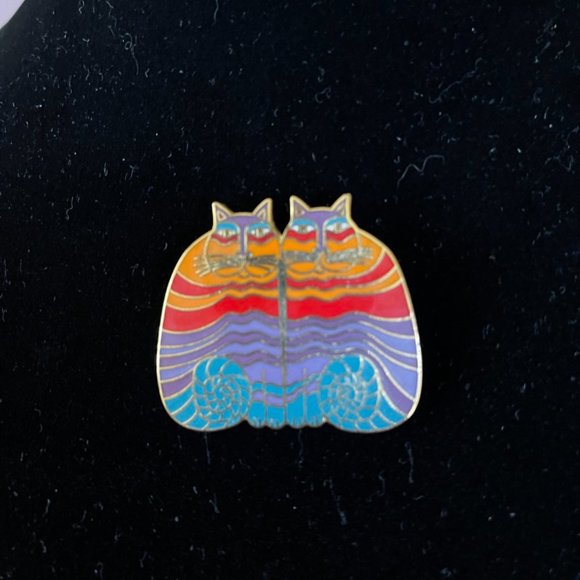 Laurel Burch Pin "Rainbow Cats" - Picture 4 of 7